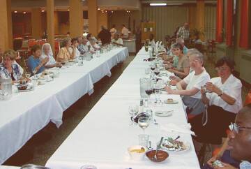 Closing banquet of the retreat