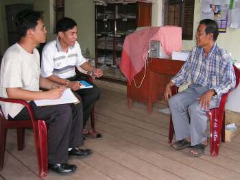 Meeting with the provincial education officer