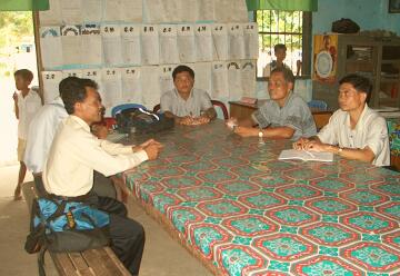 Meeting with provincial education officials