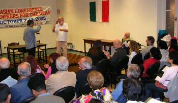 The first conference session