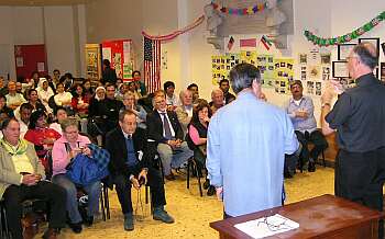 Fr. Tom Coughlin gives a presentation