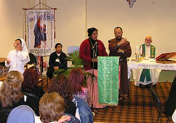 Mass with India and Fr. Peter Monty
