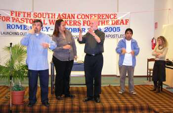 Fr. Cyril says goodbye to the group