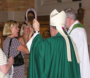 Louisville delegates meeting Archbishop Chaput