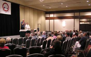 Morning prayer in the hotel