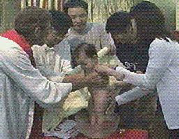 Baptism of an infant