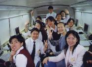 Chinese Students on IT Bus