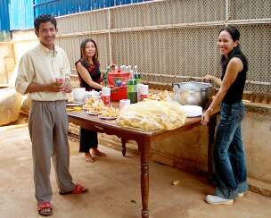 Preparing the celebration