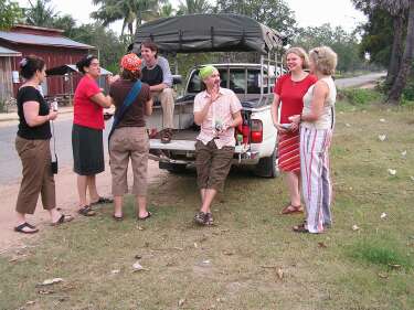 A break on the trip to Kampot Province