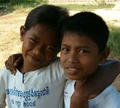 Two deaf boys in Svay Rieng