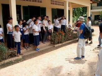 Meeting the deaf students