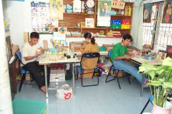 The handicrafts workshop