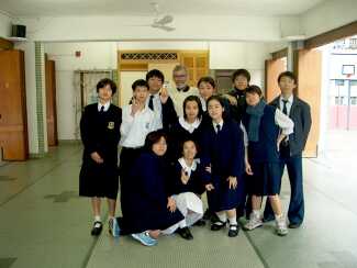 A group of students at lunch time