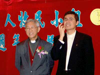 Bishop Zhen and Father Fernando Montano