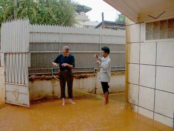 Flooding at the deaf office