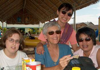 Lay missioners at the Phnom Penh Water Park