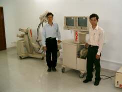 DTW staff and medical equipment for repair