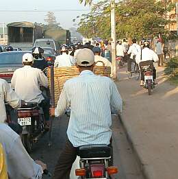 Phnom Penh traffic