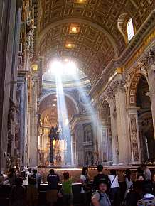 The main body of St. Peter's Basilica