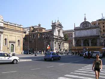 Three churches on one plaza