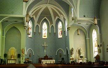 Interior of Immaculate Conception Church