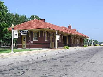 Railroad depot museum