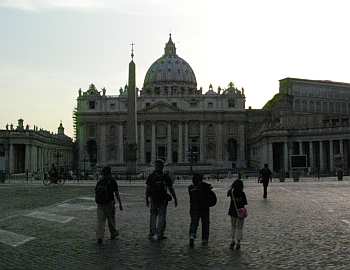 Dusk at St. Peter's Square