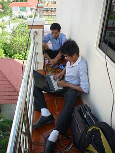 AngkorNet technicians
