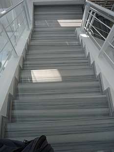 Stairway in a new building