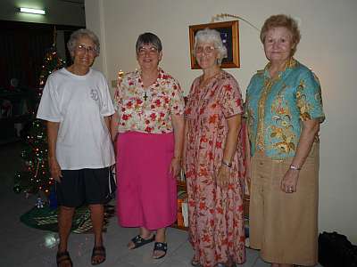 Srs. Luise, Ann, Mary, and Helene