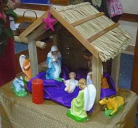 Nativity set at World Vision