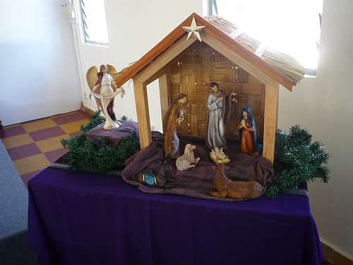 Nativity set at St. Joseph Church