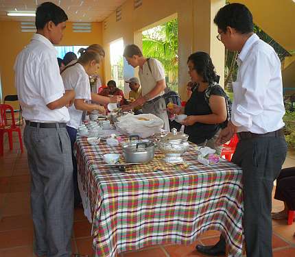 Breakfast for the guests