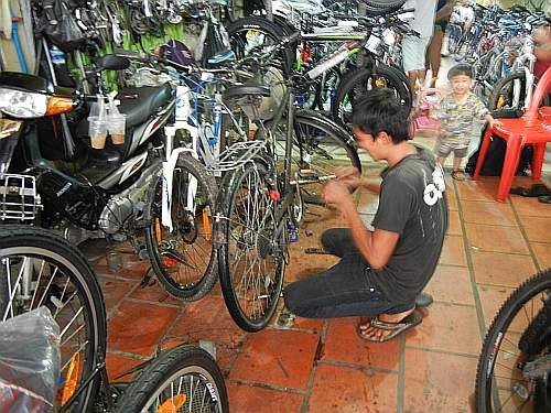 Repairing my bike gears