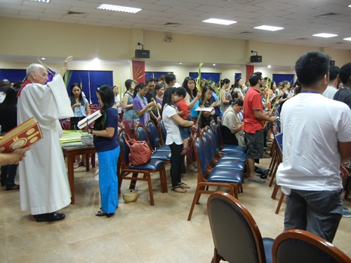 Blessing of palms