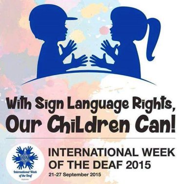 Deaf Week Theme