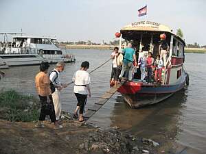Our Mekong River cruise boat (Photo by Jim McLaughlin)