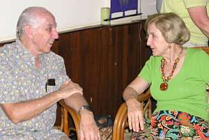 Fr. Bob Wynne and Lorraine McDermott