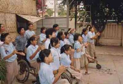 Children at the Lavalla School
