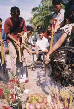 Groundbreaking for the new Lavalla School