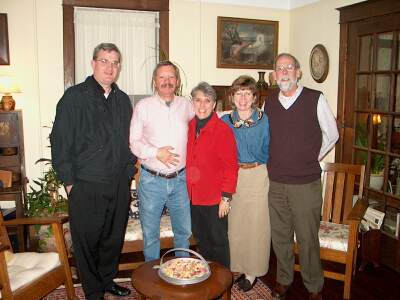 Charlie with cousins and the Purcellville pastor