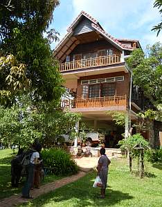 The main retreat building