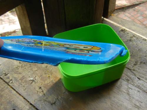 Rat-chewed cookie box