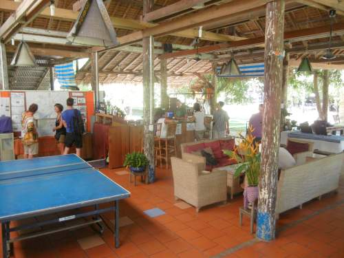 The reception center