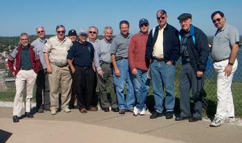 Group shot along the Mississippi