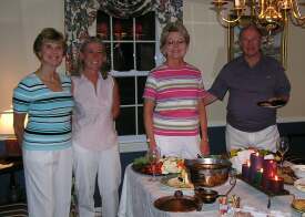 My cousins and my sister-in-law, Tammy (second from left)