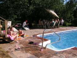 Birthday party at Paul and Hope's new house