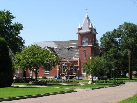 Sacred Heart Church in Red Cloud, Nebraska