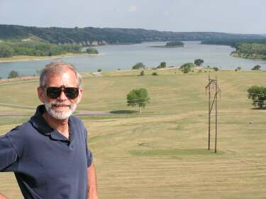 Charlie Dittmeier at Ft. Randall dam