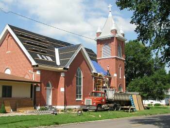 Sacred Heart Church in Red Cloud, Nebraska